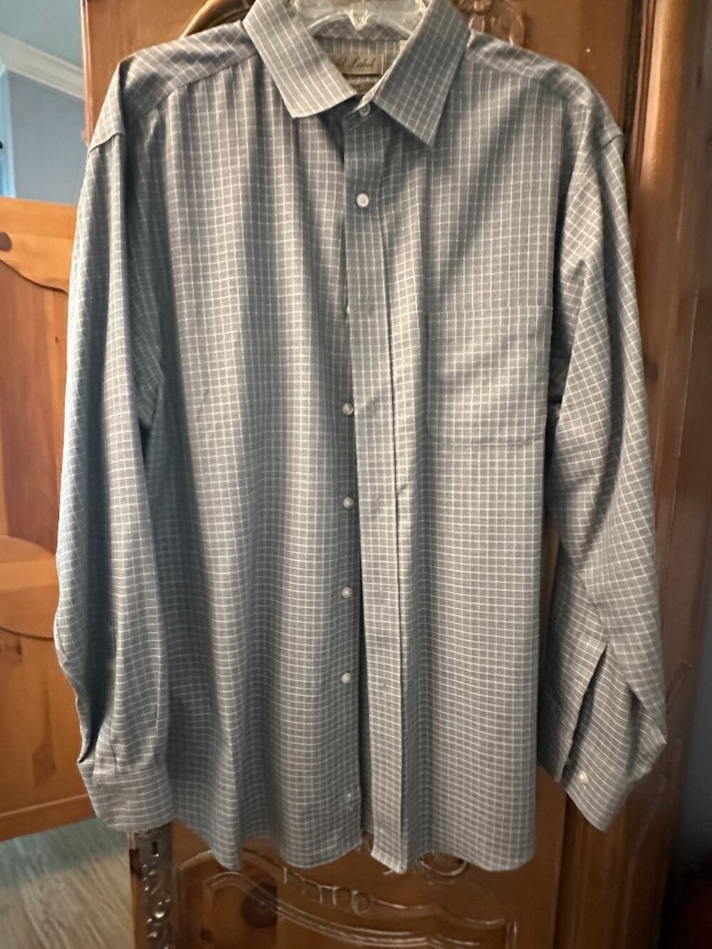 Men's L/S Check Shirt Size XL